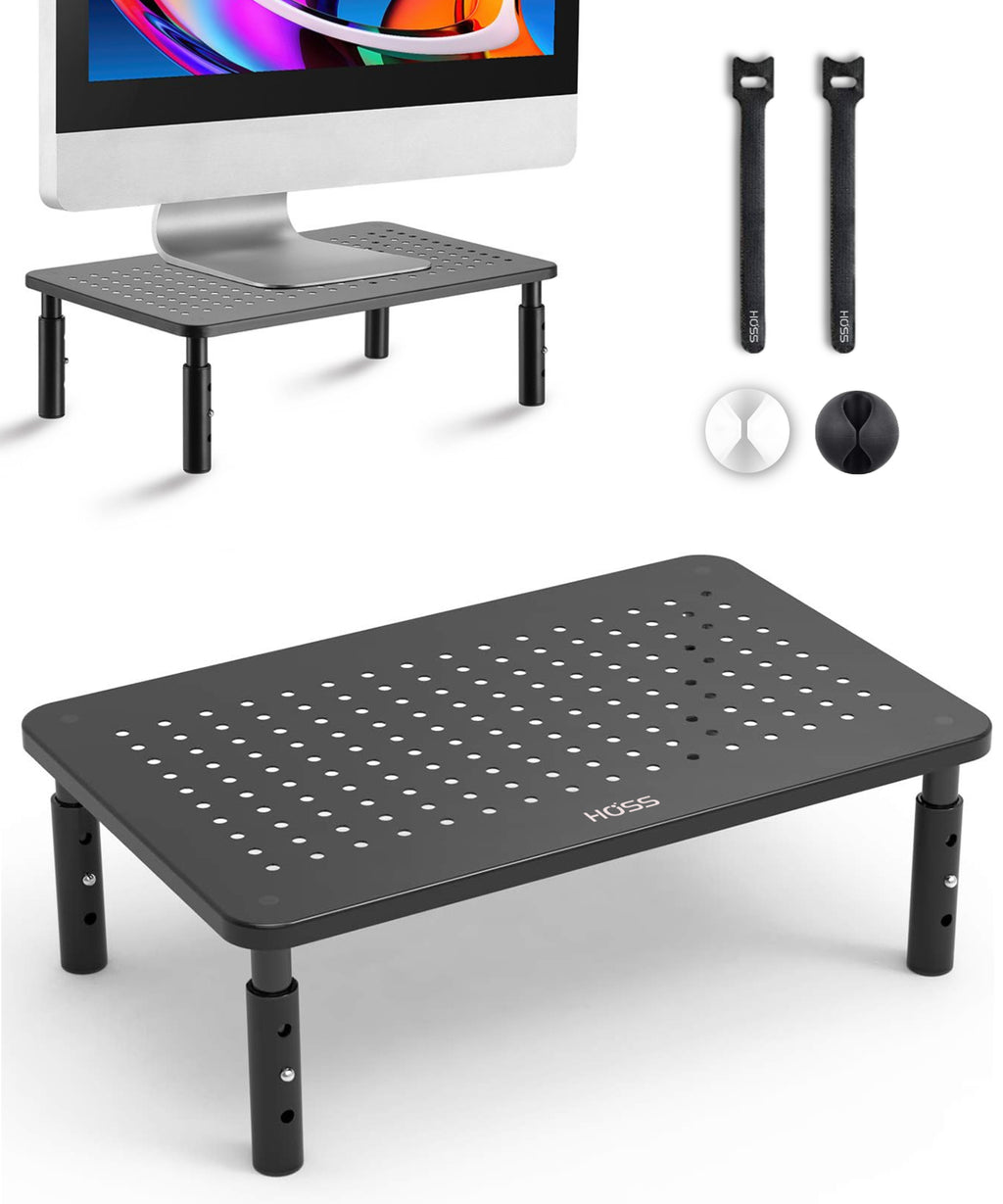 Height Adjustable Steel Monitor/Laptop Stand