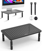 Height Adjustable Steel Monitor/Laptop Stand