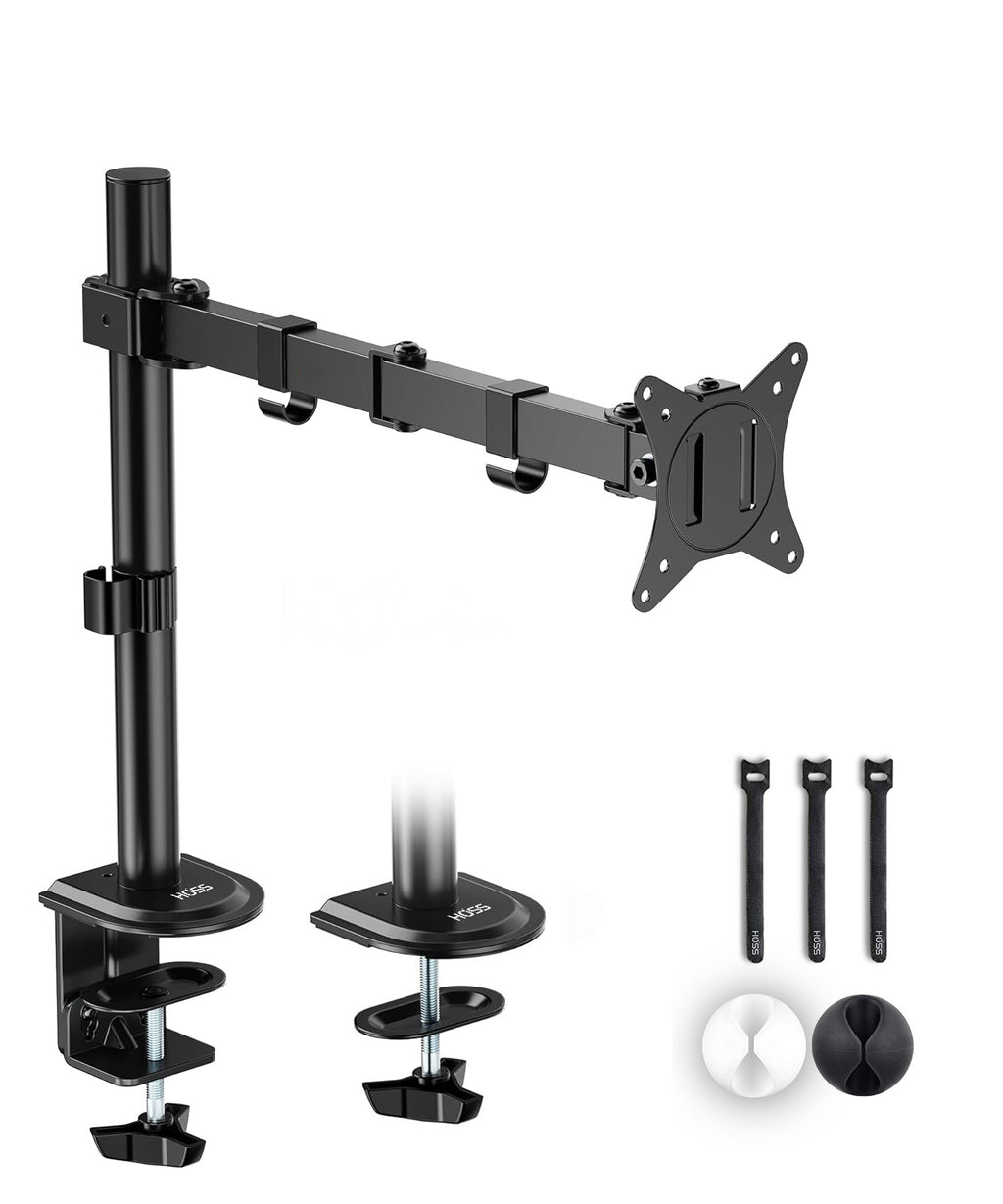 Steel Articulating Monitor Arm - Single-Monitor