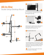 All-In-One Studio Live Streaming Desktop Multi-Mount