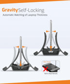 Vertical laptop stand- 2-In-1 Desk Organizer