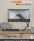 Spring-Assisted Monitor Arm -Single Monitor