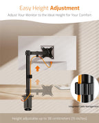 Steel Articulating Monitor Arm - Single-Monitor