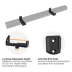 Adjustable Soundbar Speaker Wall Mount Brackets