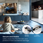 PS5/ PS5 Slim Wall Mount Stand with Controller and Headphone Holders