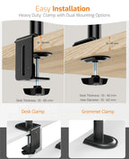 Steel Articulating Monitor Arm - Single-Monitor