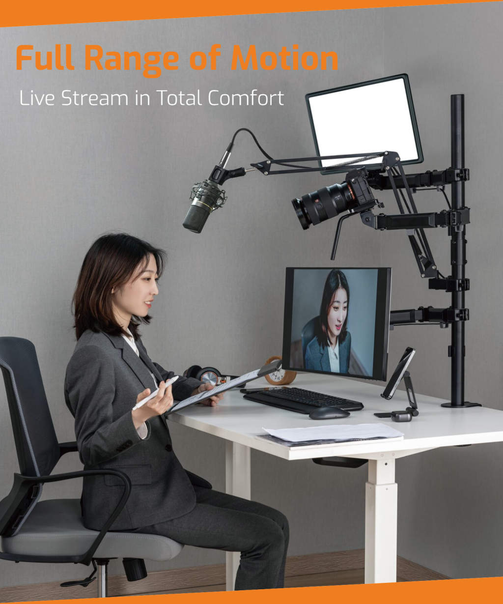 All-In-One Studio Live Streaming Desktop Multi-Mount