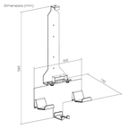 PS5/ PS5 Slim Wall Mount Stand with Controller and Headphone Holders