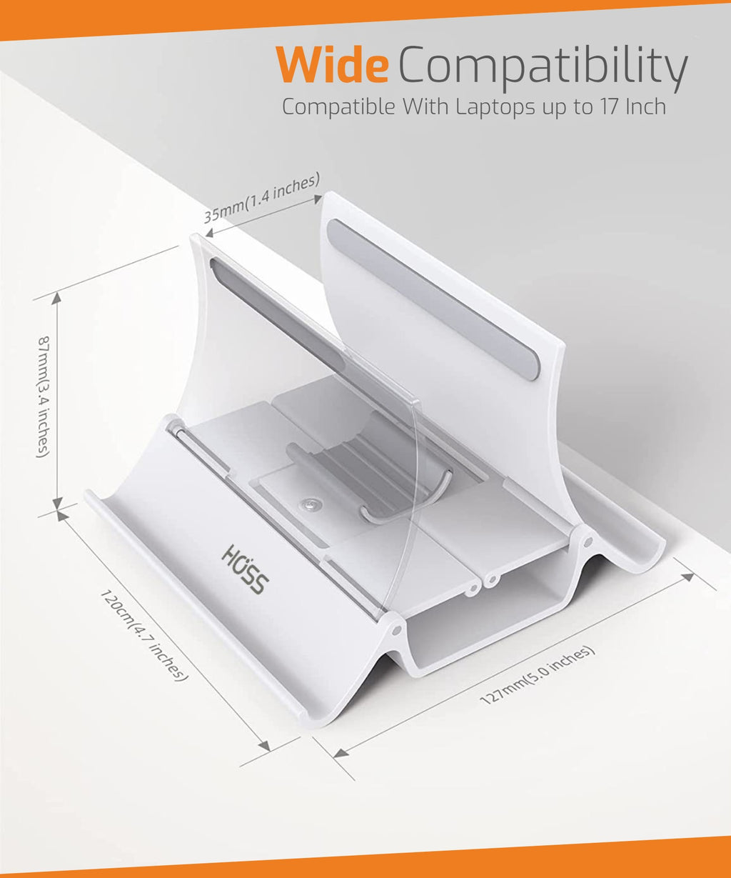 Vertical laptop stand- 2-In-1 Desk Organizer
