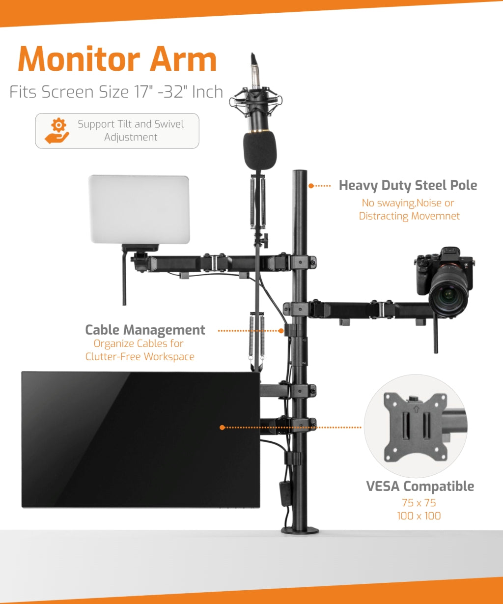 All-In-One Studio Live Streaming Desktop Multi-Mount