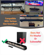 Adjustable Soundbar Speaker Wall Mount Brackets