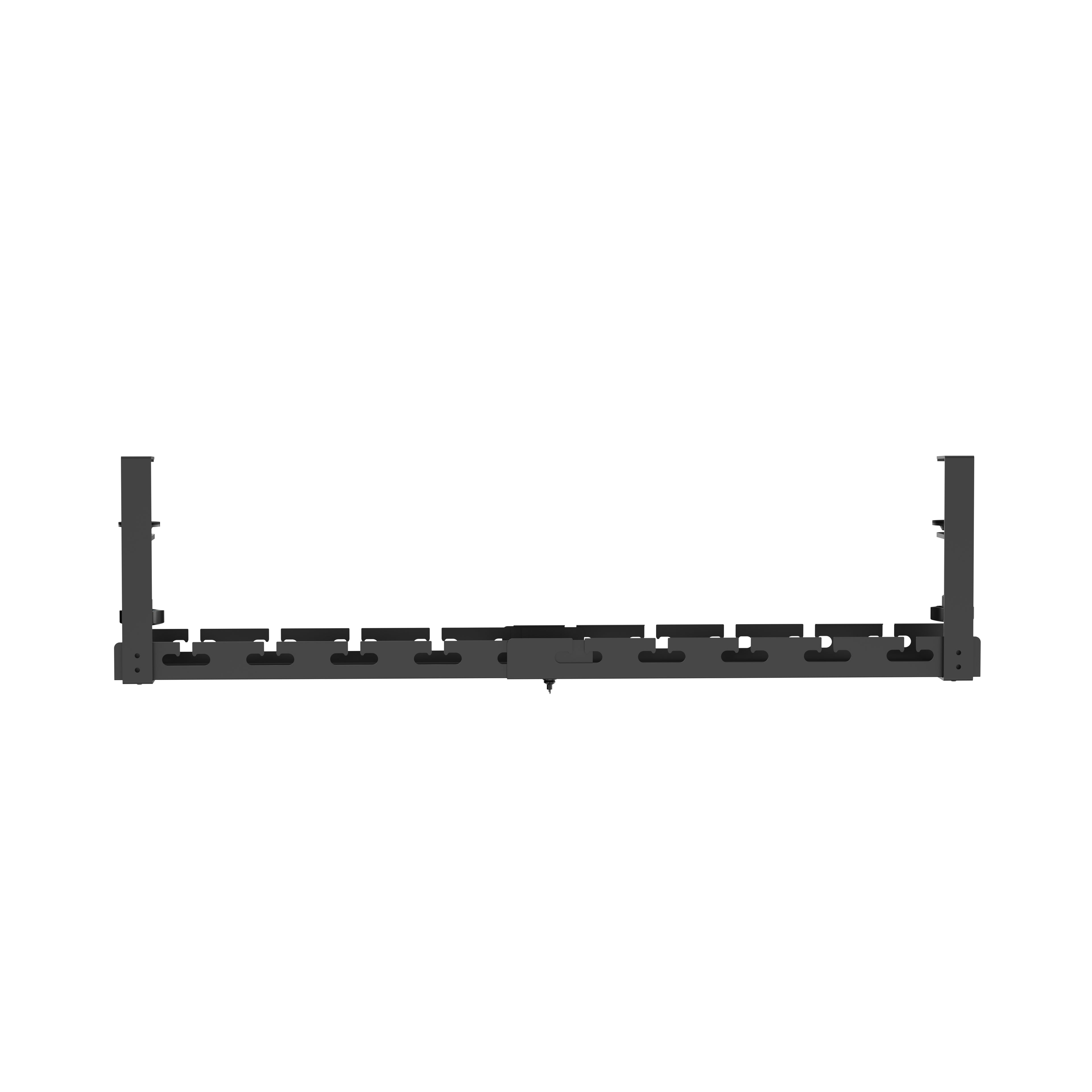 Extendable Clamp-On Under-Desk Cable Management Tray