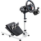 Folding Racing Simulator Wheel Stand with Gear Shifter