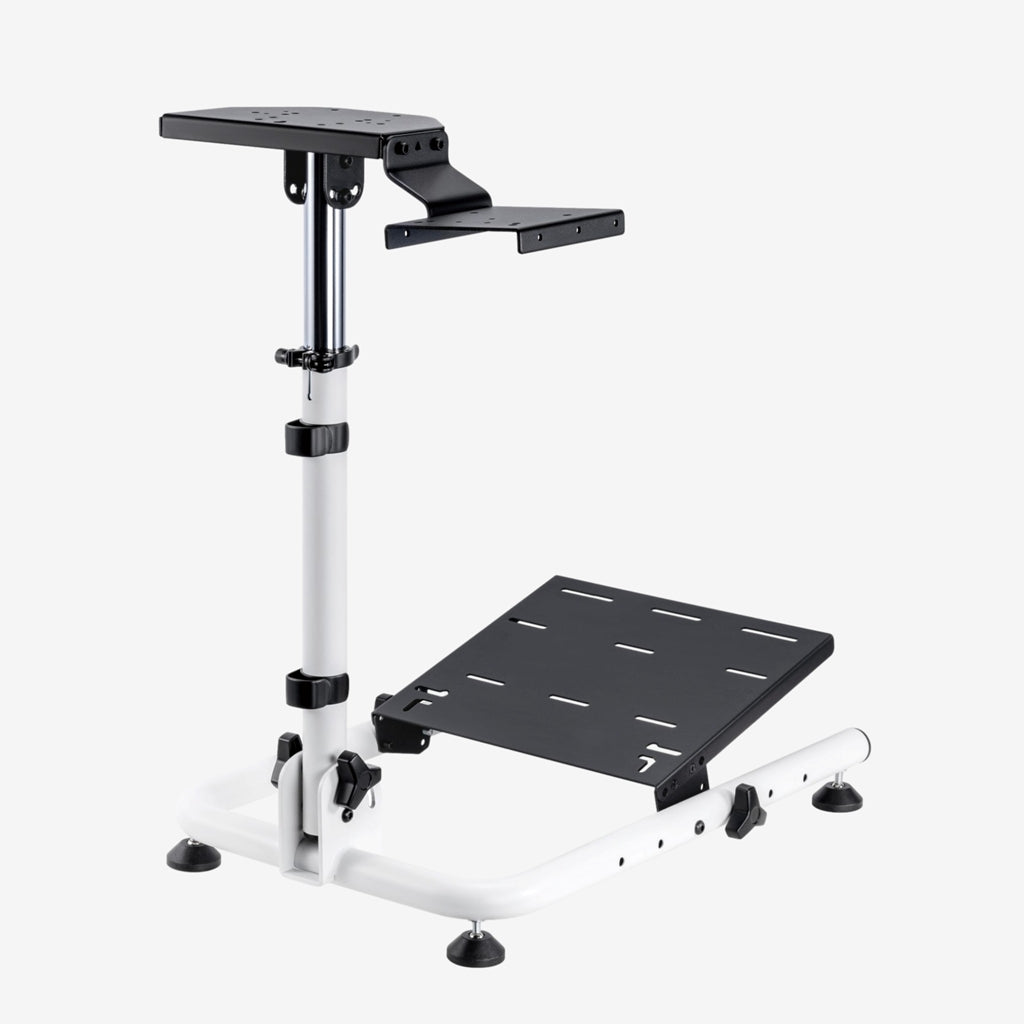 Folding Racing Simulator Wheel Stand with Gear Shifter