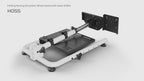 Folding Racing Simulator Wheel Stand with Gear Shifter