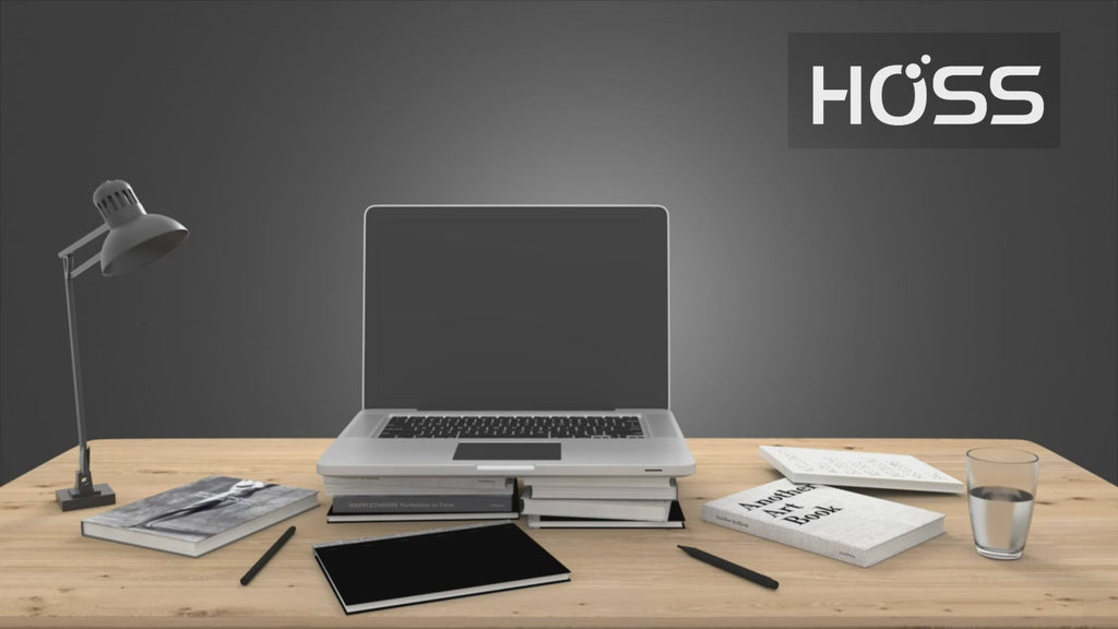 Height Adjustable Steel Monitor/Laptop Stand